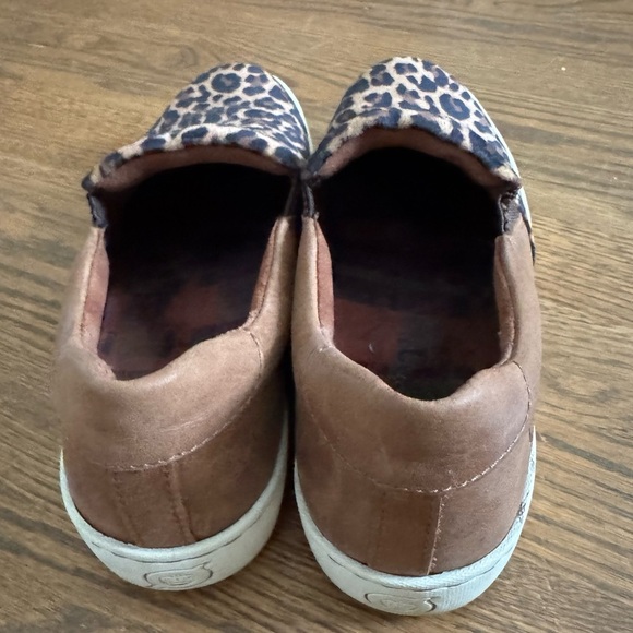 Born Leather Leopard Print Slip On Loafers Sneakers Women’s size 8 - Picture 10 of 12